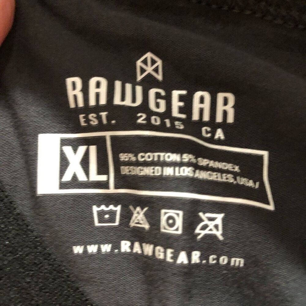 RAWGEAR - NWT - M Sz XL Grey Boxer Brief w/Black Elastic Waistband. Super Soft!